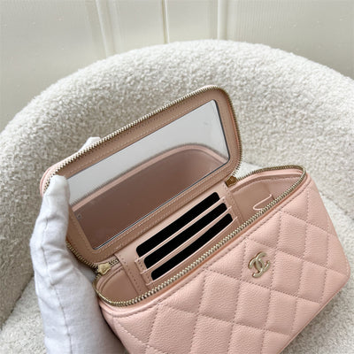 Chanel Classic Small Vanity in 24C Light Pink Caviar and LGHW