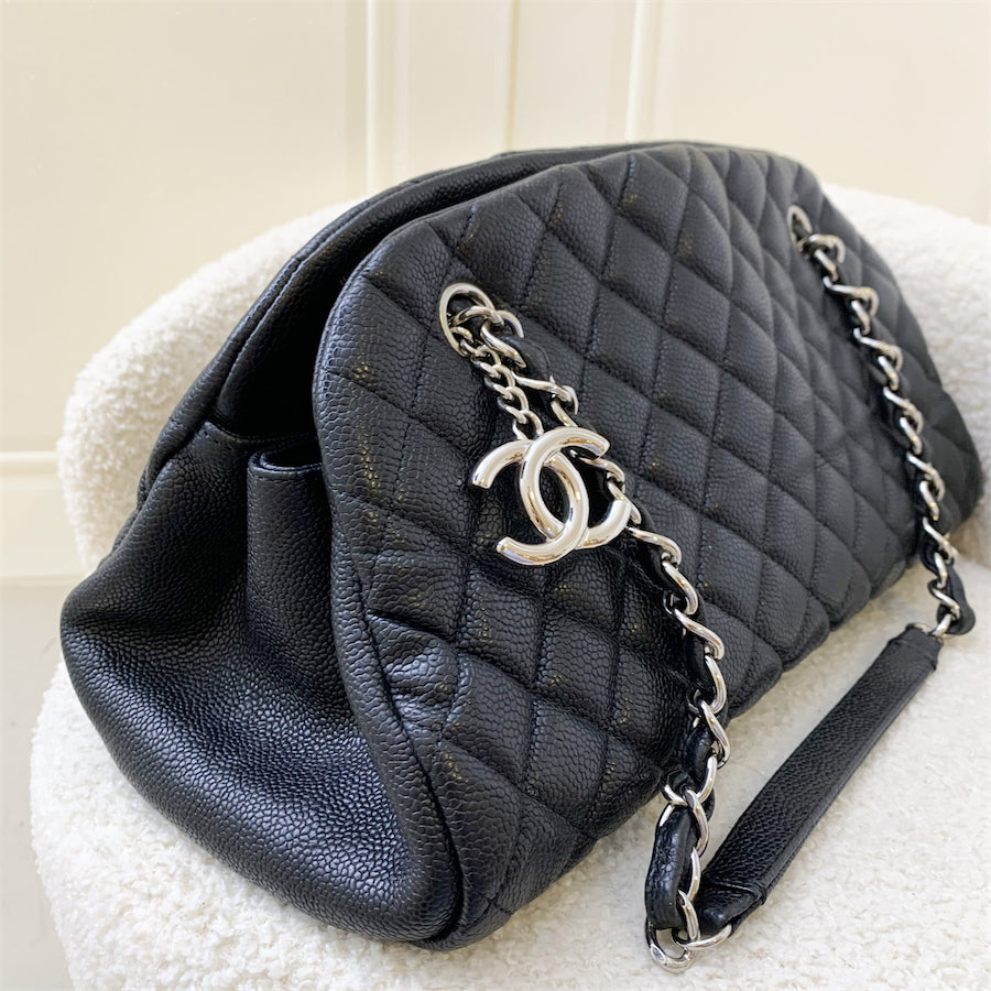 Chanel Just Mademoiselle Bowling Bag in Black Caviar and SHW Brands Lover