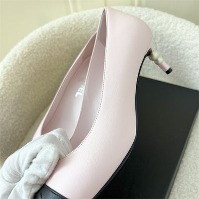 Chanel Heels in Pink Lambskin Size 38