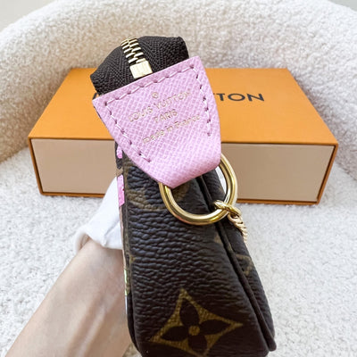 LV Mini Pochette Accessoires in Christmas 2021 Animation (Japan Sakura) Monogram Canvas