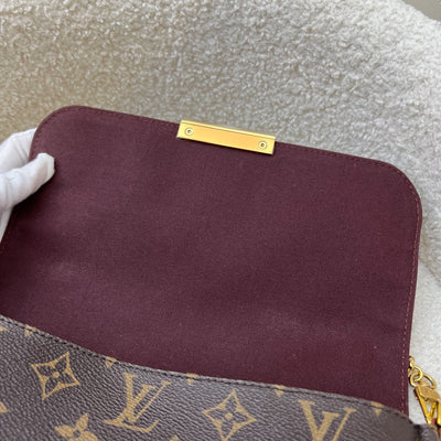 LV Favorite Pochette MM in Monogram Canvas and GHW (Model: M40718)