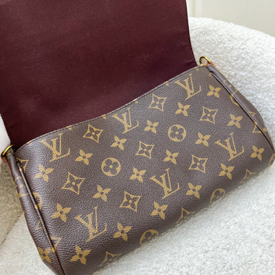 LV Favorite Pochette MM in Monogram Canvas and GHW (Model: M40718)