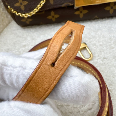 LV Favorite Pochette MM in Monogram Canvas and GHW (Model: M40718)