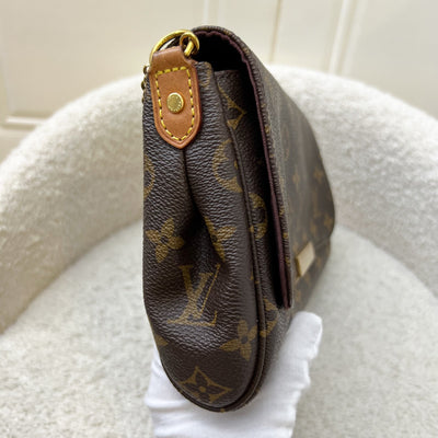 LV Favorite Pochette MM in Monogram Canvas and GHW (Model: M40718)
