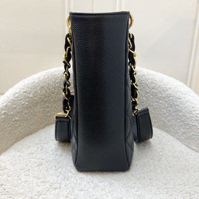 [Like New - With Receipt] Chanel Petite Shopping Tote PST in Black Caviar and GHW (Model: A50994)