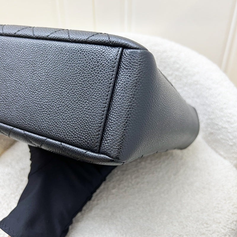 [Like New - With Receipt] Chanel Petite Shopping Tote PST in Black Caviar and GHW (Model: A50994)