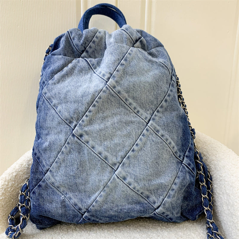 Chanel 22 Backpack in 23S Denim and SHW – Brands Lover
