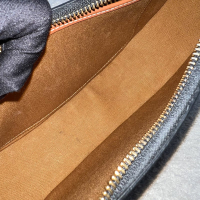Celine Medium Ava Triomphe Bag in in Coated Triomphe Canvas, Tan Calfskin and GHW (Model: 193952BZJ.04LU)