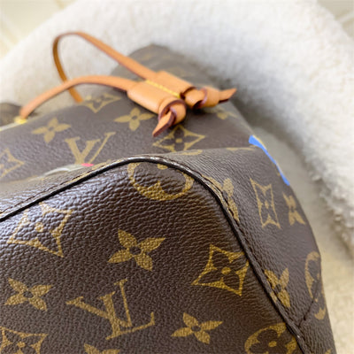 LV Neonoe MM in Limited Edition Love Lock Monogram Canvas and GHW