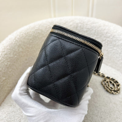 Chanel Classic Small Vanity in Black Caviar and LGHW