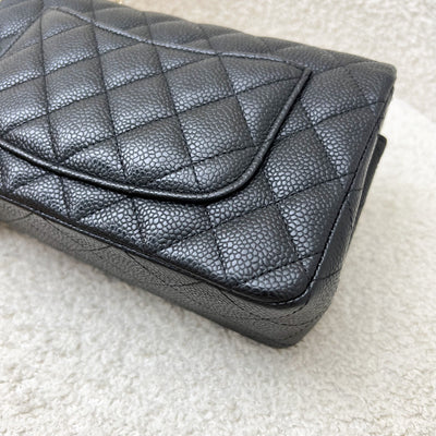 Chanel Classic Mini Rectangle Flap in Black Caviar and GHW