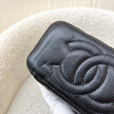 Chanel Classic Small Vanity in Black Caviar and LGHW