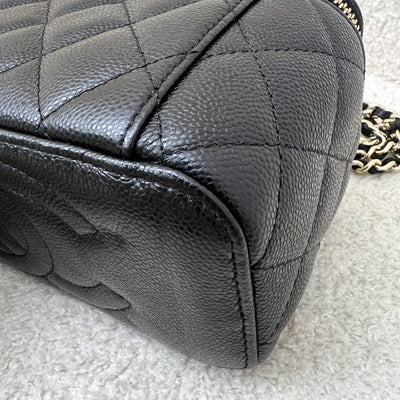 Chanel Classic Small Vanity in Black Caviar and LGHW