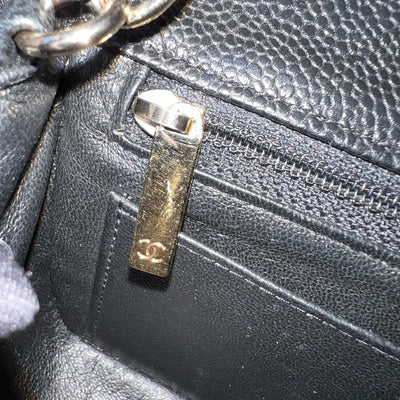 Chanel Classic Mini Rectangle Flap in Black Caviar and GHW