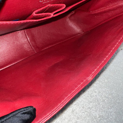 Chanel 2.55 Reissue Large 226 Flap in Dark Red Distressed Calfskin and RHW