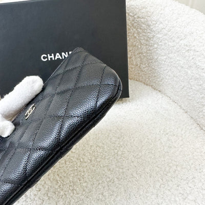 Chanel Mini O-Case / Pouch in Black Caviar and SHW