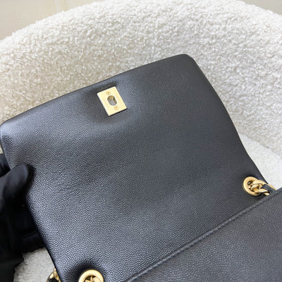 Chanel Seasonal Full Flap Bag in Black Caviar and AGHW (Model: AS1895)