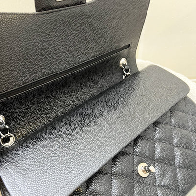 Chanel Jumbo Classic Flap DF in Black Caviar and SHW
