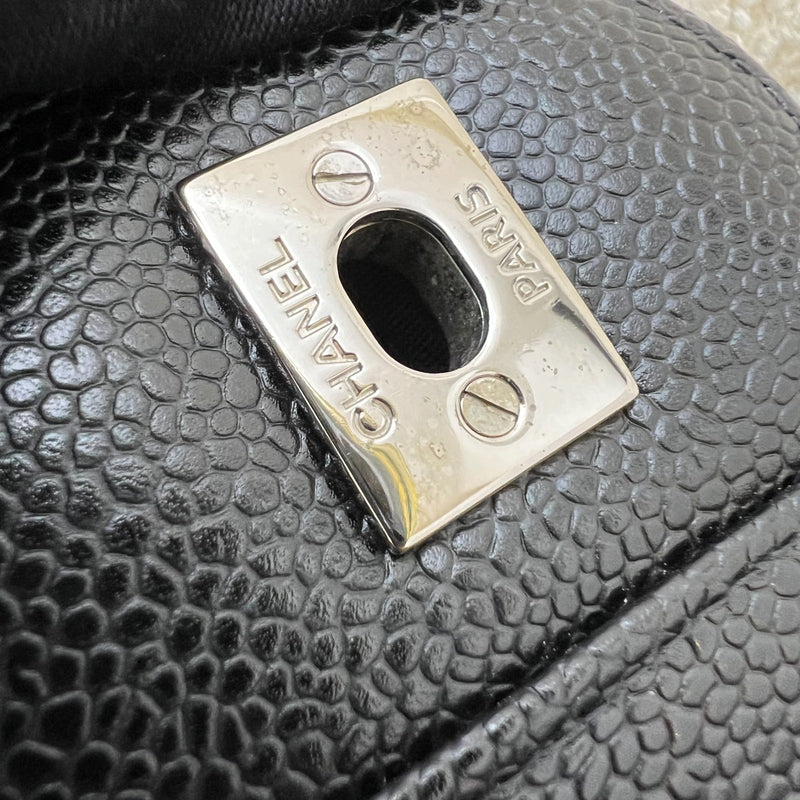 Chanel Jumbo Classic Flap DF in Black Caviar and SHW