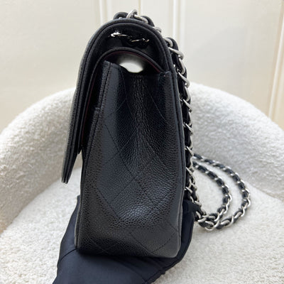 Chanel Jumbo Classic Flap DF in Black Caviar and SHW