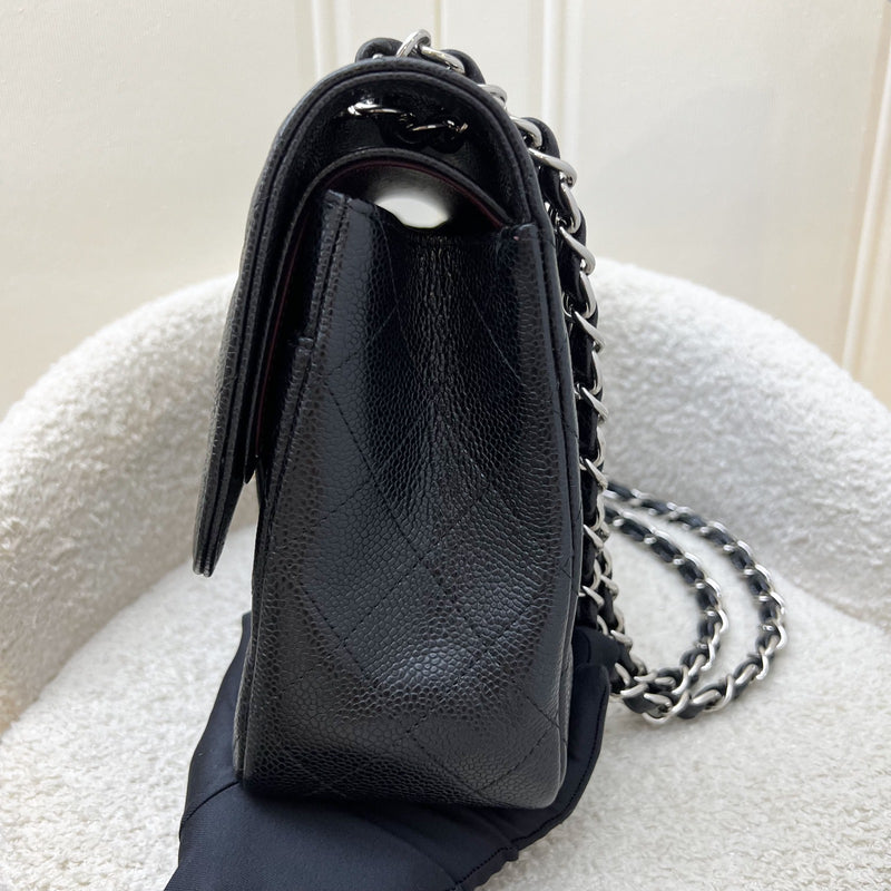 Chanel Jumbo Classic Flap DF in Black Caviar and SHW