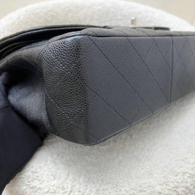 Chanel Jumbo Classic Flap DF in Black Caviar and SHW