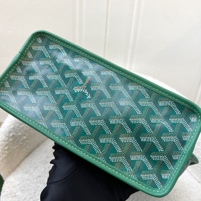 [Brand New - Local Set - Sep 2025] Goyard Mini Anjou in Green Goyardine Canvas with Green Trim