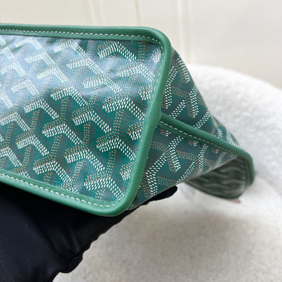 [Brand New - Local Set - Sep 2025] Goyard Mini Anjou in Green Goyardine Canvas with Green Trim