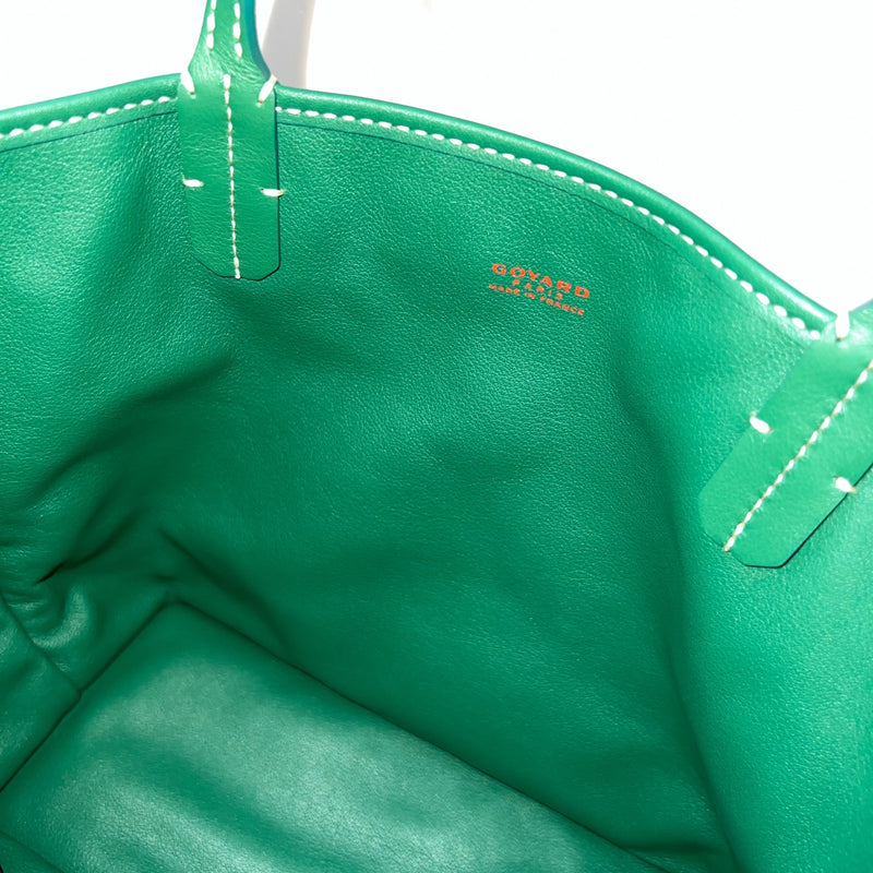 [Brand New - Local Set - Sep 2025] Goyard Mini Anjou in Green Goyardine Canvas with Green Trim