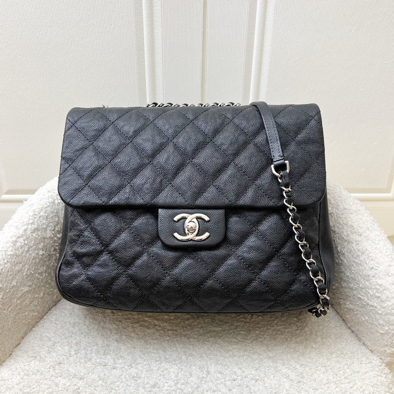 Chanel 18P Seasonal Flap in Black Caviar and SHW (Model: A57049)