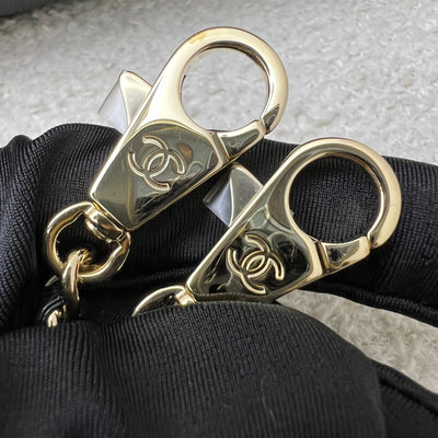 Chanel Small 24cm Coco Handle Flap in Black Caviar and AGHW (Model: A92990)