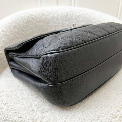 Chanel 18P Seasonal Flap in Black Caviar and SHW (Model: A57049)