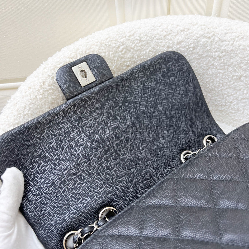 Chanel 18P Seasonal Flap in Black Caviar and SHW (Model: A57049)