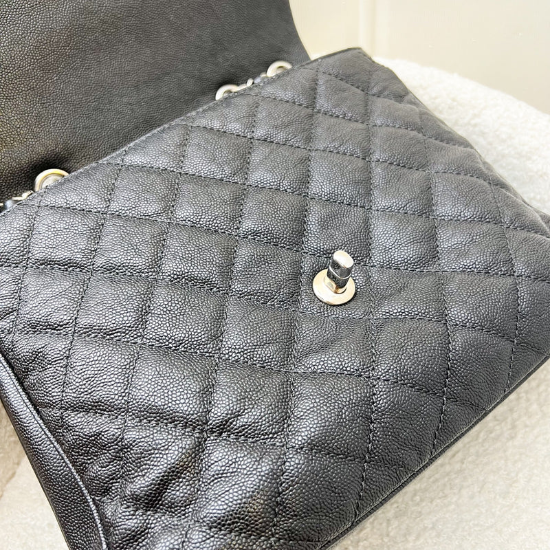 Chanel 18P Seasonal Flap in Black Caviar and SHW (Model: A57049)