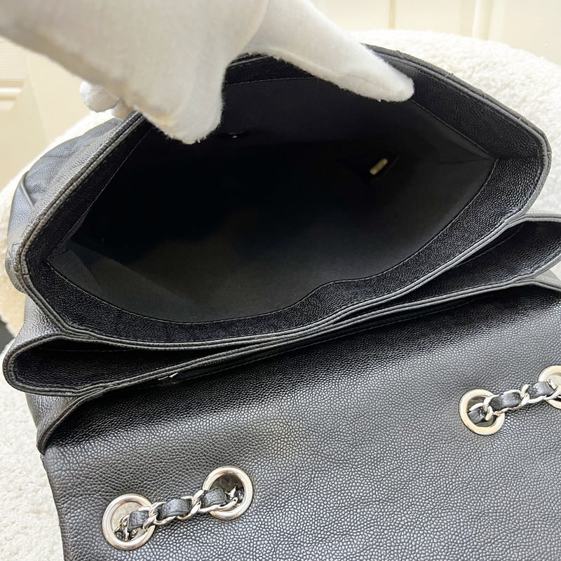 Chanel 18P Seasonal Flap in Black Caviar and SHW (Model: A57049)