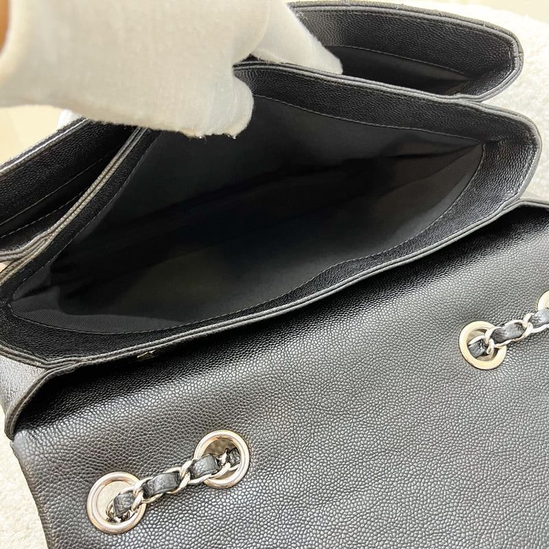 Chanel 18P Seasonal Flap in Black Caviar and SHW (Model: A57049)