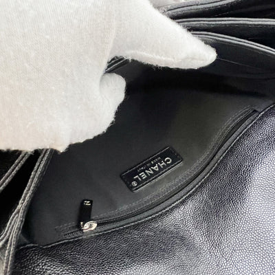 Chanel 18P Seasonal Flap in Black Caviar and SHW (Model: A57049)