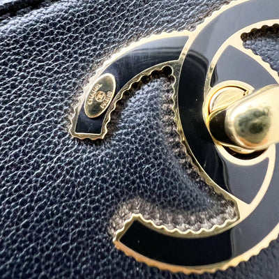 Chanel Large Mademoiselle Flap in Black Calfskin and GHW