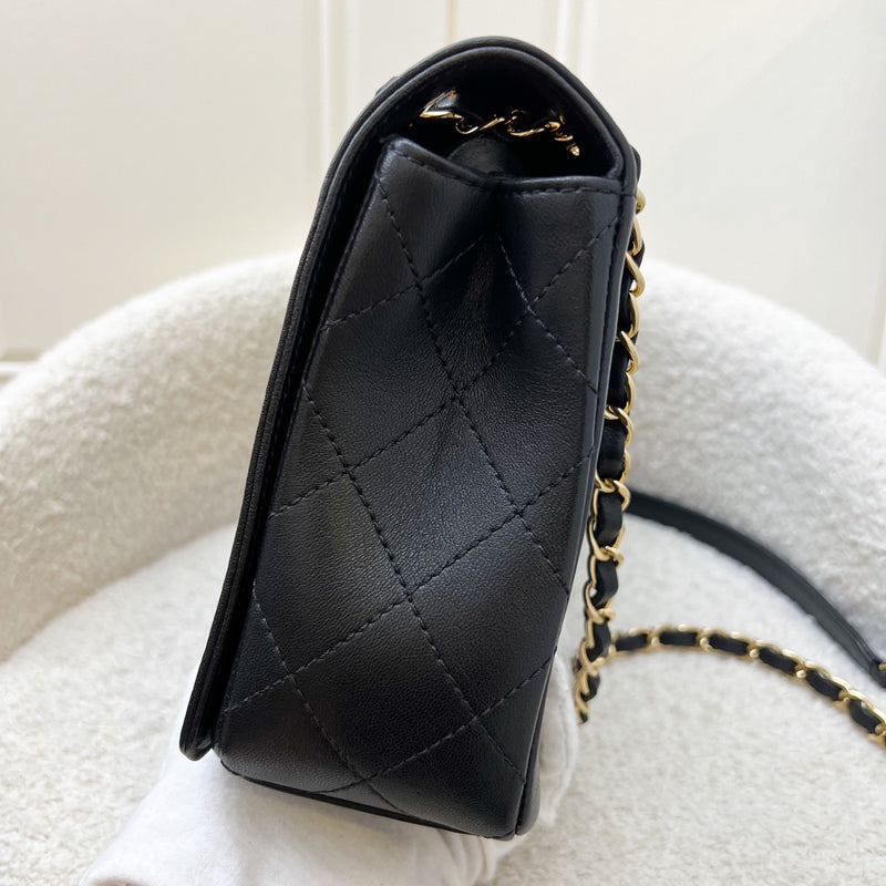 Chanel Large Mademoiselle Flap in Black Calfskin and GHW