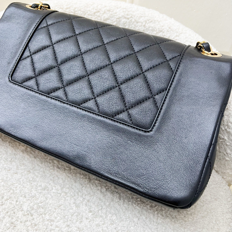 Chanel Large Mademoiselle Flap in Black Calfskin and GHW