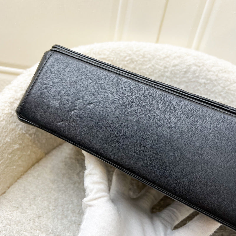 Chanel Large Mademoiselle Flap in Black Calfskin and GHW