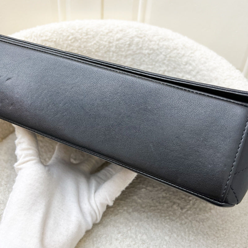 Chanel Large Mademoiselle Flap in Black Calfskin and GHW