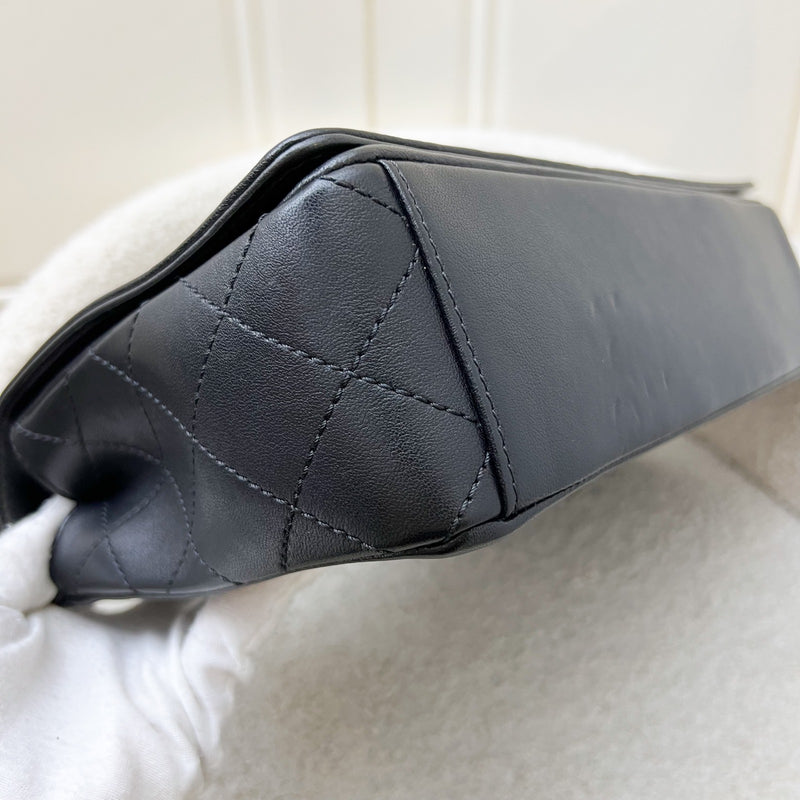 Chanel Large Mademoiselle Flap in Black Calfskin and GHW
