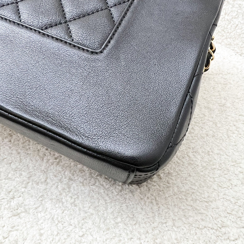 Chanel Large Mademoiselle Flap in Black Calfskin and GHW