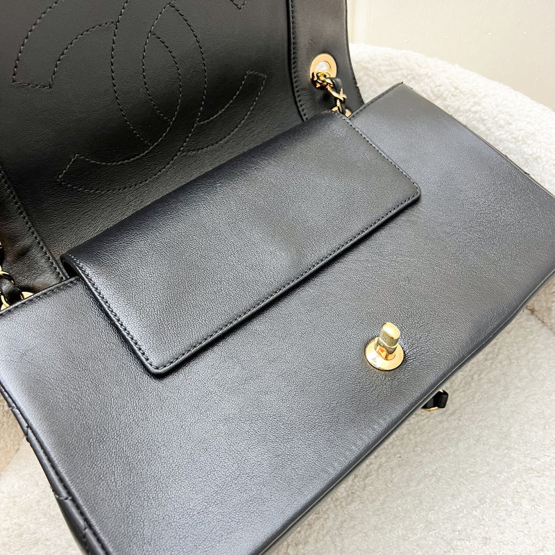 Chanel Large Mademoiselle Flap in Black Calfskin and GHW