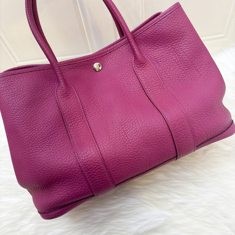 Hermes Garden Party 36 in Purple Negonda Leather and PHW