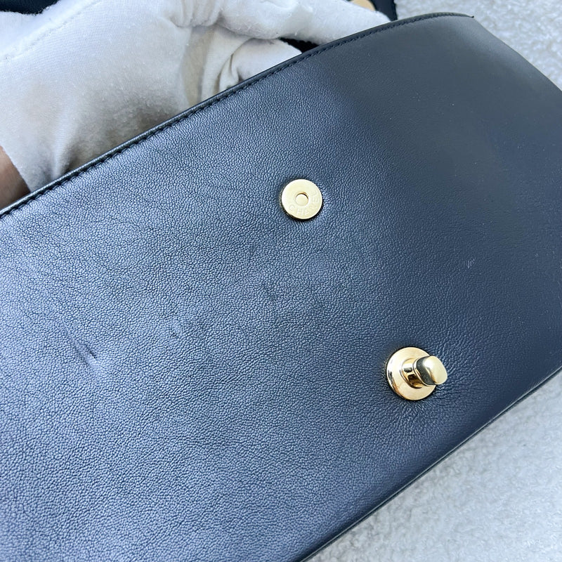 Chanel Large Mademoiselle Flap in Black Calfskin and GHW