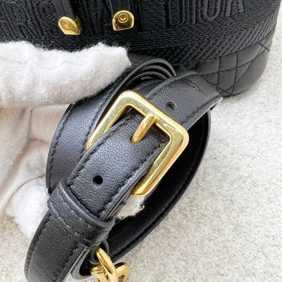 Dior Small DiorTravel Vanity Case in Black Calfskin and GHW