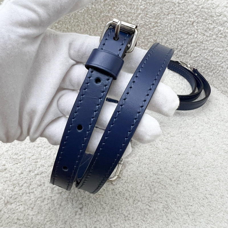 LV Alma BB in Indigo Epi Leather SHW (with Extra LV Adjustable Strap)