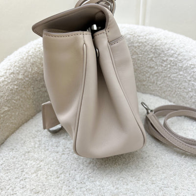Balenciaga Rodeo Mini in Beige Smooth Calfskin and SHW (Model: 795456)